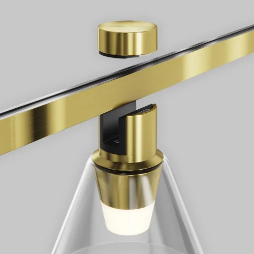 Трековый светильник LED Magnetic trаck system Flarity TR147-1-3W3K-BS Maytoni прозрачный для шинопроводов серии Magnetic trаck system Flarity латунь фото 4