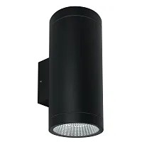 Настенный светильник уличный LED Torcular A1813AL-2BK Arte Lamp уличный IP65 чёрный на 2 лампы, плафон чёрный в стиле современный LED