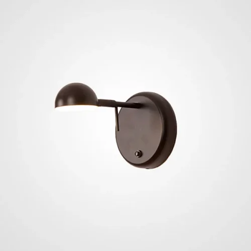 Бра Pin Wall Light D 212812-22 ImperiumLoft чёрный на 1 лампа, основание чёрное в стиле лофт винтаж 