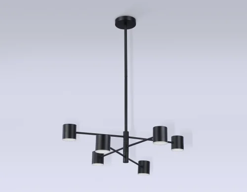 Светильник подвесной LED FL51712 Ambrella light чёрный 1 лампа, основание чёрное в стиле современный хай-тек  фото 2