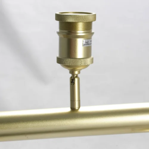Светильник потолочный лофт Murray GRLSP-8169 Lussole без плафона 5 ламп, основание матовое золото в стиле лофт  фото 3