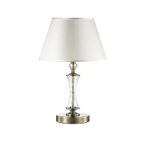 Настольная лампа Kimberly 4408/1T Lumion бежевая 1 лампа, основание бронзовое металл в стиле классический 