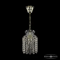 Светильник подвесной 14781/15 G R K721 Bohemia Ivele Crystal прозрачный 1 лампа, основание золотое в стиле классический r