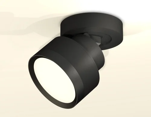 Светильник накладной XM8102002 Ambrella light чёрный 1 лампа, основание чёрное в стиле хай-тек круглый фото 2