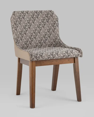 Cтул обеденный НИМЕРИЯ НЬЮ, бежевый УТ000038289 Stool Group, /текстиль, ножки/массив гевеи/, размеры - *****