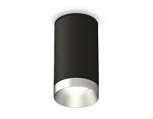 Светильник накладной Techno spot XS6323023 Ambrella light чёрный 1 лампа, основание чёрное в стиле современный круглый