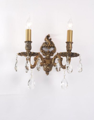Бра BARLETTA W1730.2 antique Lucia Tucci без плафона на 2 лампы, основание бронзовое в стиле классический Бра BARLETTA W1730.2 antique Lucia Tucci без плафона на 2 лампы, основание бронзовое в стиле классический