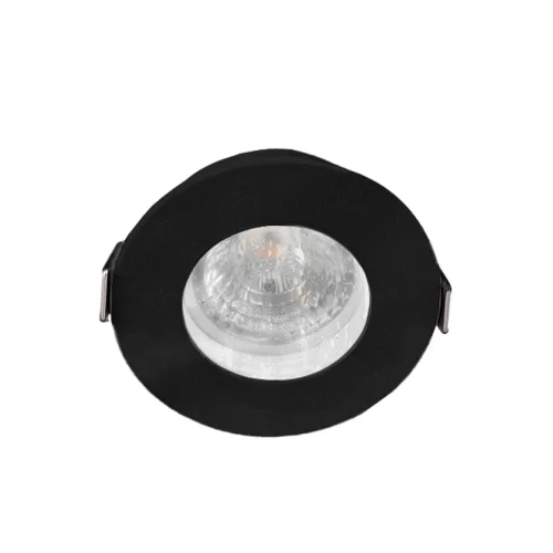 Светильник точечный CLT 045C1 BL IP44 Crystal Lux чёрный 1 лампа, основание чёрное в стиле современный  фото 2