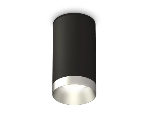 Светильник накладной Techno spot XS6323023 Ambrella light чёрный 1 лампа, основание чёрное в стиле современный круглый