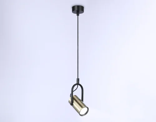 Светильник подвесной TA13198 Ambrella light бронзовый 1 лампа, основание чёрное в стиле современный хай-тек  фото 3