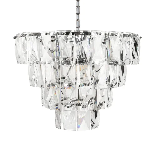 Люстра подвесная Контемпорари / Contemporary 10561/660 Clear LOFT IT прозрачная на 7 ламп, основание хром в стиле современный фото 4 Люстра подвесная Контемпорари / Contemporary 10561/660 Clear LOFT IT прозрачная на 7 ламп, основание хром в стиле современный фото 4
