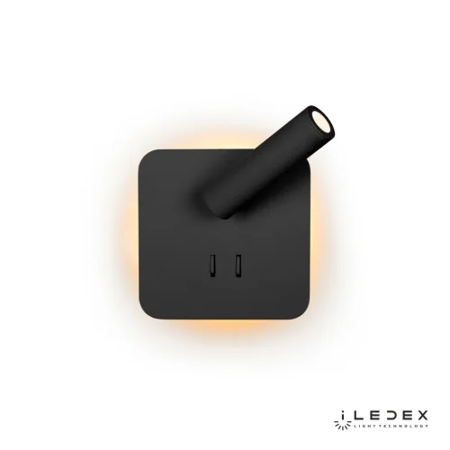 Бра с выключателем LED Tanki ER0569S BK iLedex чёрный на 1 лампа, основание чёрное в стиле современный хай-тек  фото 4