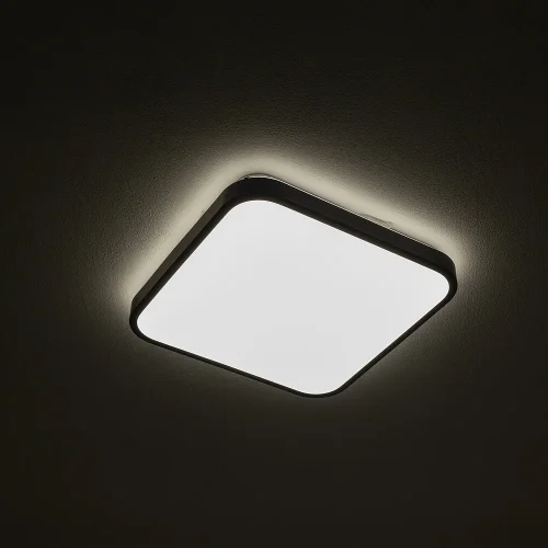 Светильник потолочный Agnes Square 8138-NW Nowodvorski чёрный на 1 лампу, основание чёрное в стиле современный фото 2