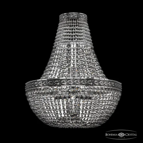 Бра 19051B/H1/35IV NB Bohemia Ivele Crystal прозрачный на 4 лампы, основание никель в стиле классический sp