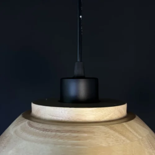 Светильник подвесной Eco 101549-26 ImperiumLoft коричневый чёрный 1 лампа, основание чёрное в стиле современный  фото 4