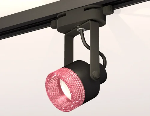 Трековый светильник Track System XT6602062 Ambrella light розовый чёрный для шинопроводов серии Track System чёрный фото 2