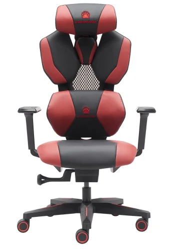 Геймерское кресло Tiger Экокожа Красный EP Tiger PU Red/Black Everprof, красный/экокожа, ножки//, размеры - 1200*1260***710* фото 2
