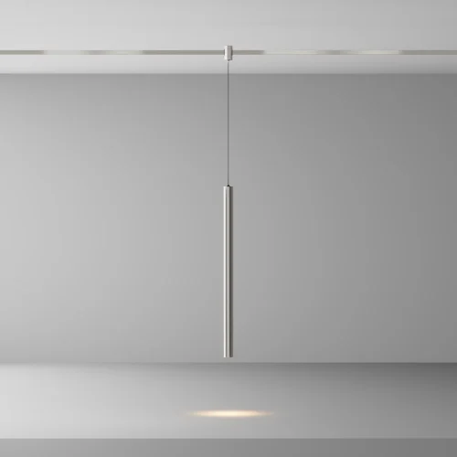 Трековый подвесой светильник Focus Led Flarity 3000K 5Вт 60° TR156-1-5W3K-PT Maytoni никель для шинопроводов серии Magnetic trаck system Flarity никель фото 4