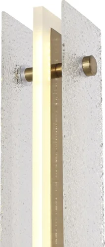 Торшер LED Fagy SL6245.205.01 ST-Luce прозрачный на 1 лампу, основание золотое в стиле современный фото 3