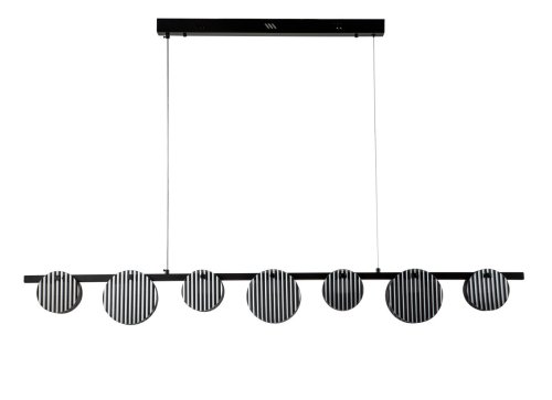 Светильник подвесной LED с пультом Relux 4008/02/07PL Stilfort серый чёрный 1 лампа, основание чёрное в стиле современный с пультом фото 6