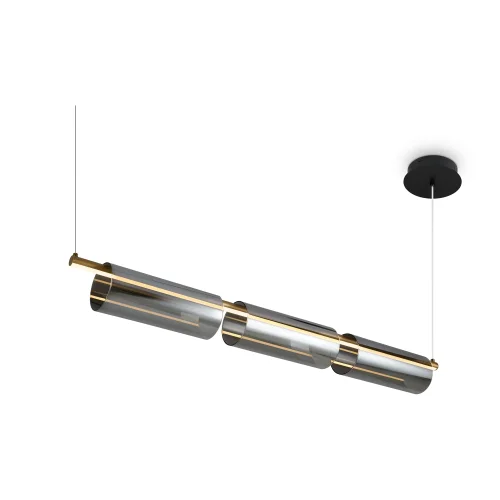 Светильник подвесной LED Stick FR5395PL-L12B Freya чёрный на 1 лампу, основание чёрное в стиле современный хай-тек фото 5