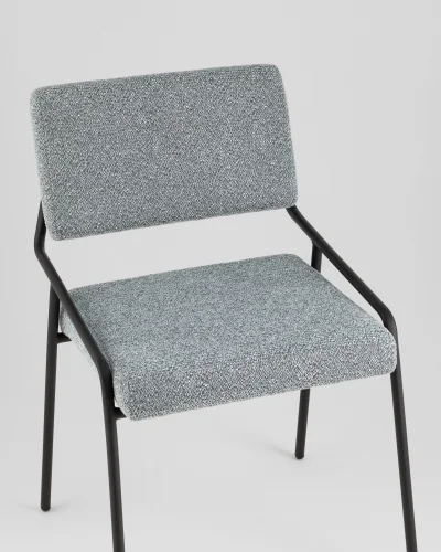 Стул Теллинг шенилл серо-синий УТ000041945 Stool Group, /, ножки//, размеры - ***** фото 5