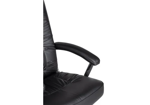 Кресло для руководителя Rik black 15256 Woodville, чёрный/искусственная кожа, ножки/металл/хром, размеры - ****640*660 фото 9
