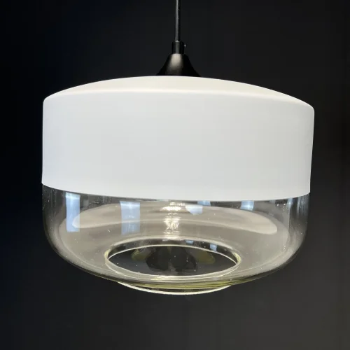 Светильник подвесной NORD D D25 White/Transparent 190501-26 ImperiumLoft прозрачный 1 лампа, основание белое в стиле современный  фото 5