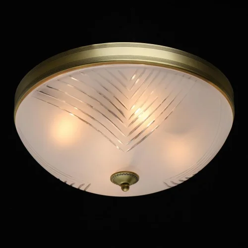 Светильник потолочный Афродита 317015004 MW-Light белый 4 лампы, основание латунь в стиле классический  фото 2