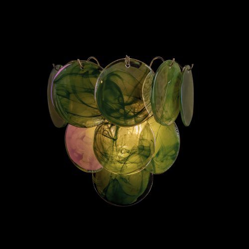 Бра Лолли / Lolly 10492W Green LOFT IT зелёный на 3 лампы, основание бронзовое в стиле современный фото 3 Бра Лолли / Lolly 10492W Green LOFT IT зелёный на 3 лампы, основание бронзовое в стиле современный фото 3