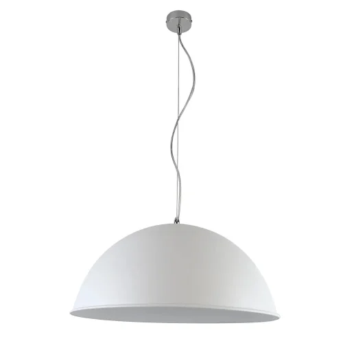 Светильник подвесной Solis LH032092 LightHall белый на 1 лампу, основание хром в стиле современный 
