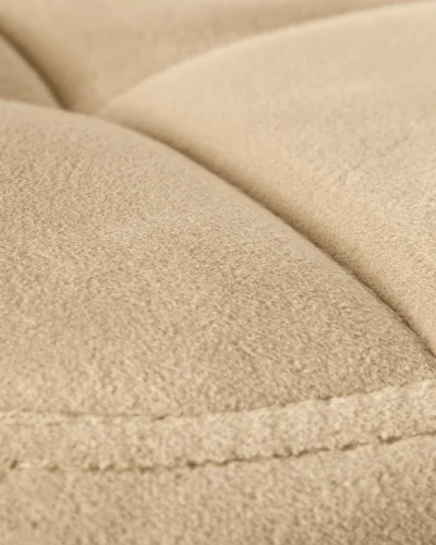 Табурет барный набор 2 шт. SET-2 5008-LM BRUNO, цвет сиденья бежевый велюр (MJ9-10), цвет основания хром Dobrin, /велюр, ножки/металл/хром, размеры - 610*830***360*360 фото 5