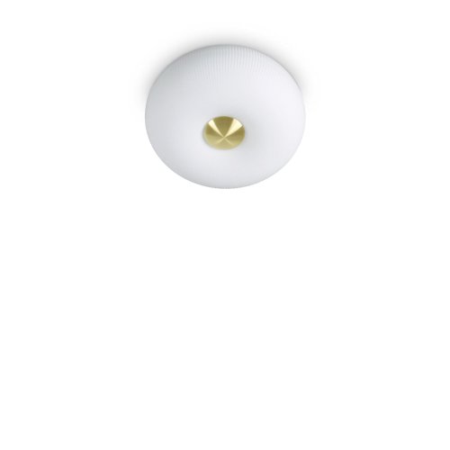 Светильник потолочный ARIZONA PL2 Ideal Lux белый 2 лампы, основание латунь в стиле современный 
