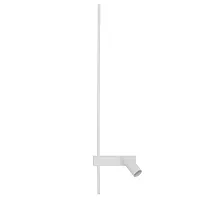 Бра с выключателем LED Easy Led Left 11578-NW Nowodvorski белый на 1 лампу, основание белое в стиле современный отражённый свет