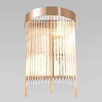 Бра Montana 10299W French gold LOFT IT прозрачный на 2 лампы, основание золотое в стиле современный 