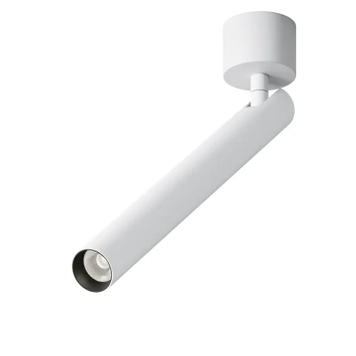 Светильник накладной LED Focus T C141CL-L300-6W4K-W Maytoni белый 1 лампа, основание белое в стиле современный хай-тек трубочки фото 2