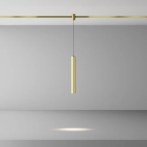Трековый подвесой светильник Focus Led Flarity 4000K 5Вт 60° TR155-1-5W4K-BS Maytoni латунь для шинопроводов серии Magnetic trаck system Flarity латунь фото 4