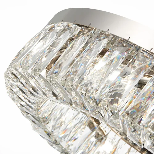 Люстра потолочная Rifrazio SL1226.102.12 ST-Luce прозрачная на 12 ламп, основание никель в стиле современный фото 3