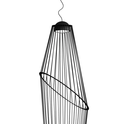 Светильник подвесной LED Beam 10292/A Black LOFT IT чёрный 1 лампа, основание чёрное в стиле   фото 3