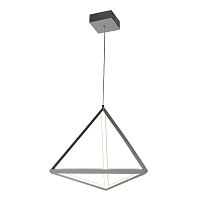 Светильник подвесной LED Pyramidis 2259-1P Favourite серебряный 1 лампа, основание серебряное в стиле современный пирамида
