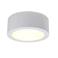 Светильник накладной LED CLT 521C105 WH Crystal Lux белый 1 лампа, основание белое в стиле современный круглый