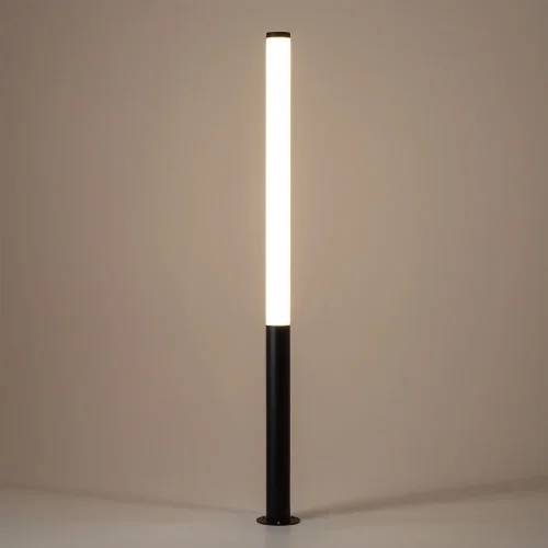 Парковый светильник LED Mia Led L 11375-NW Nowodvorski уличный IP54 чёрный на 1 лампу, плафон белый в стиле современный LED фото 2