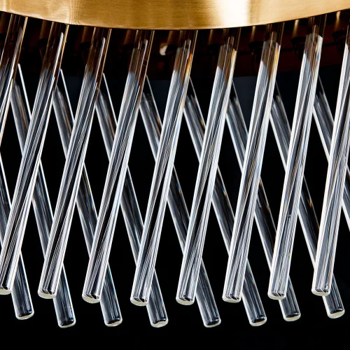 Люстра подвесная Acapulco A1073LM-10PB Arte Lamp прозрачная на 10 ламп, основание медь в стиле современный фото 5 Люстра подвесная Acapulco A1073LM-10PB Arte Lamp прозрачная на 10 ламп, основание медь в стиле современный фото 5