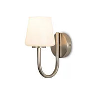 Бра Jade FR2039WL-01N Freya белый на 1 лампу, основание никель в стиле классический американский Бра Jade FR2039WL-01N Freya белый на 1 лампу, основание никель в стиле классический американский