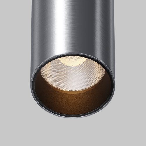 Светильник потолочный Фокус / FOCUS LED 12 Вт 2700 К 50° C056CL-L12W2.7K-W-PT Maytoni платина на 1 лампу, основание платина в стиле современный хай-тек трубочки фото 2