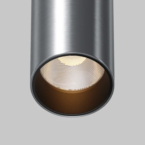 Светильник потолочный Фокус / FOCUS LED 12 Вт 2700 К 50° C056CL-L12W2.7K-W-PT Maytoni платина на 1 лампу, основание платина в стиле современный хай-тек трубочки фото 2