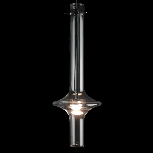 Светильник подвесной LED Tube 10061BK LOFT IT прозрачный 1 лампа, основание чёрное в стиле современный трубочки фото 5