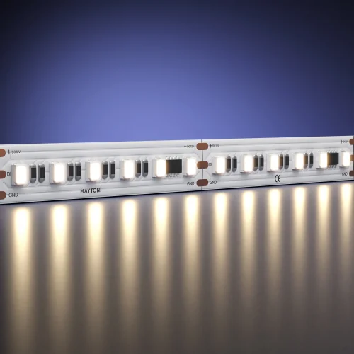 Светодиодная лента 24В 2835 14,4Вт/м 3000K 5м IP 20 201252 Maytoni цвет LED тёплый белый 3000K, световой поток 1150Lm фото 3