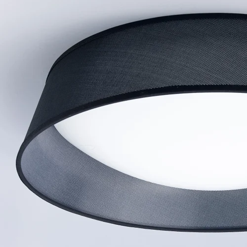 Люстра потолочная NORDICA 4966E Mantra чёрная белая на 5 ламп, основание чёрное в стиле модерн  фото 4