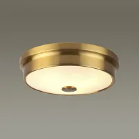 Светильник потолочный Marsei 4824/3C Odeon Light белый 3 лампы, основание бронзовое в стиле современный 
